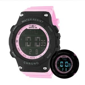 48051 - Invicta Racing Burnout Digital Men's Watch - 52mm. Pink